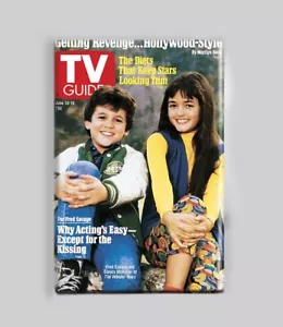 THE WONDER YEARS / TV GUIDE - 2"x3" POSTER MAGNET retro magazine vintage winnie - Picture 1 of 4