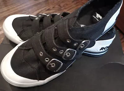 Rocket Dog Women's JOLISSA Fashion Sneaker, Black, Size 8 1/2 M US - Image 1 of 4