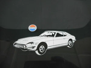 LARGE VINTAGE DATSUN ADVERTISING GLASS CHANGE TRAY - Picture 1 of 6