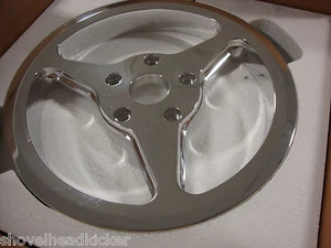 BIG DOG MOTORCYCLES K-9 POLISHED REAR DRIVE PULLEY TEFLON COATED 65th 1 1/8" B - Picture 1 of 2
