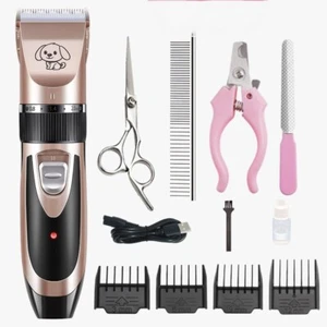 Professional Dog Grooming Kit - Cordless Low Noise Dog Clippers for Grooming ... - Foto 1 di 5