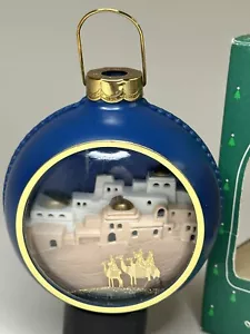 Hallmark 1984 Keepsake XMAS Ornament Lighted Nativity w/box, Cord Instructions - Picture 1 of 9