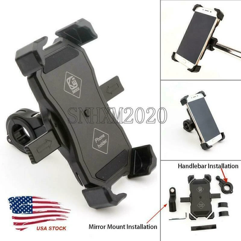 Soporte de montaje negro para teléfono celular apto para Harley-Davidson Cross Bones Night Train Foto 1 de 4