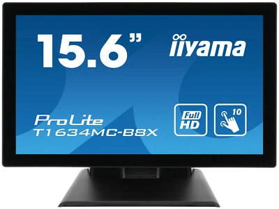 IIYAMA 15.6" ProLite T1634MC-B8X IPS Full HD PCAP 10 Point Touch Monitor Glass - Image 1 of 4