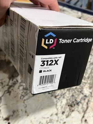 GENUINE HP CF380X HP 312X BLACK HP LASERJET PRO Toner - Image 1 of 3
