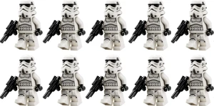 LEGO Star Wars Imperial Stormtrooper Minifigure LOT of 10 40755 75387 Army NEW - Picture 1 of 2