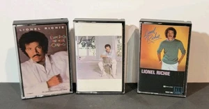 Lot Of (3) Cassette Tape Lionel Richie, Can't Slow Down, Dancing on the Ceiling - Picture 1 of 3