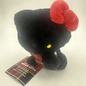 Hello Kitty Plüsch 50th Anniversary Limited Edition Expo (Black Tartan Color) - Bild 1 von 7