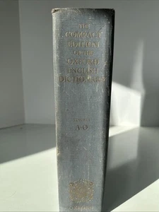 Compact Edition of the Oxford English Dictionary Vol 1 A-O HC 1971 Oxford Press - Picture 1 of 12