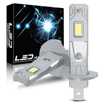 SHENKENUO LED H1 Headlight Bulbs Hi/Lo Beam Light 40W 10000LM Canbus Error Free - Image 1 of 4