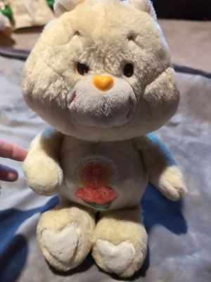 Vintage 1983 Original Care Bear Birthday Bear  13" Plush Kenner - Image 1 of 4