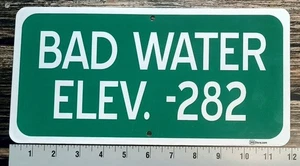 Bad Water Death Valley Höhenweg Autobahn Wegschild - Bild 1 von 1