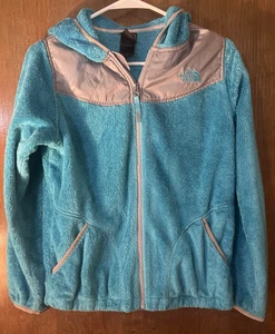 Girls The North Face Teal & Gray Jacket Size XL (18) - Picture 1 of 7