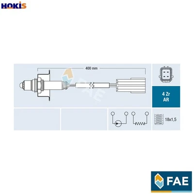 LAMBDA SENSOR 75643 FOR NISSAN ARMADA/III/SUV NP300/FRONTIER/NAVARA CABSTAR 2.5L - Image 1 of 4