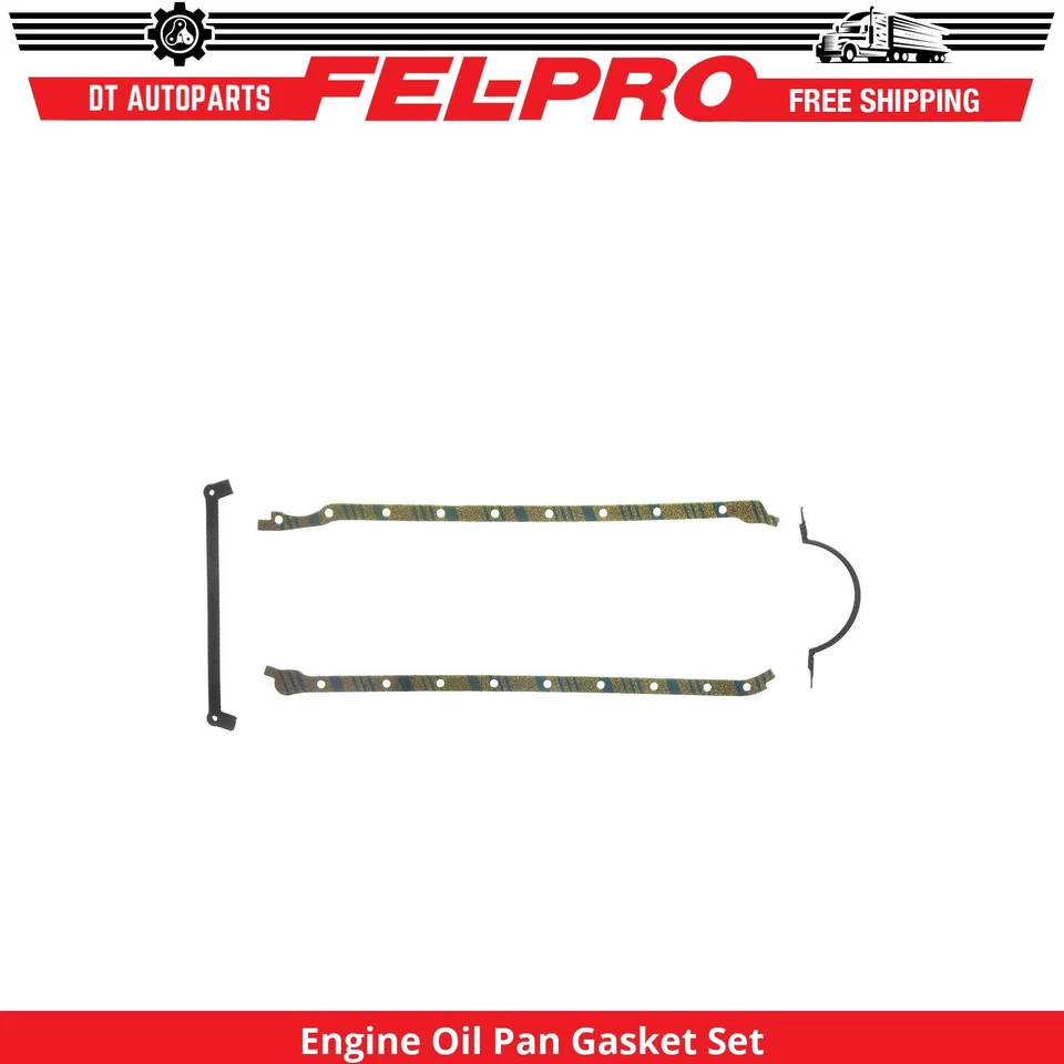 Juego de juntas de cárter de aceite Fel-Pro para motor GMC P1500 1979 7,4 L V8 Foto 1 de 1