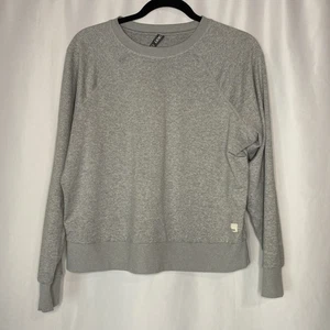 Vuori Halo Crew Long Sleeve Womens Pull Over Sweatshirt (VW241) Grey - Size XS - Picture 1 of 9