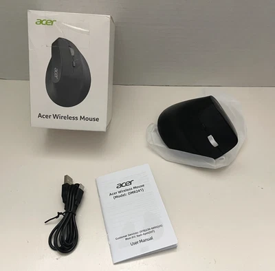 -Open Box- Acer Ergonomic Mouse Wireless DPI Vertical Mouse OMR241 - Image 1 of 4