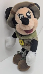 Safari MINNIE MOUSE 6 Zoll Stofftier Dschungel Walt Disney World kleines Plüschtier - Bild 1 von 8