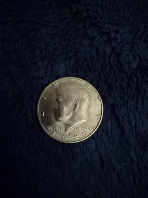 1977 Kennedy Half Dollar No Mint Mark - Image 1 of 2