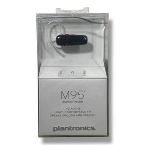 Plantronics M95 Bluetooth Wireless Universal Headset HD English/Spanish New - Picture 1 of 5