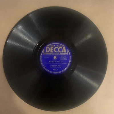 Lawrence Welk, 78 rpm, V+, Mairzy Doats, Decca 4434 - Image 1 of 2