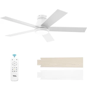 TCL 52" Modern Ceiling Fan with Lights, 5 Blades, 6 Speeds - Picture 1 of 7