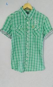 Camicia a quadri manica corta da uomo 17&CO. in cotone multicolore taglia L - Foto 1 di 4