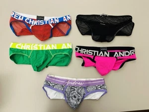 Andrew Christian Briefs, Five Pairs, LARGE, New Without Tags - Picture 1 of 7