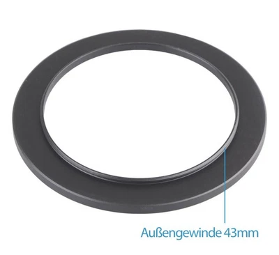 Step Up Ring 43-55mm Adapterring Filteradapter - Bild 1 von 2