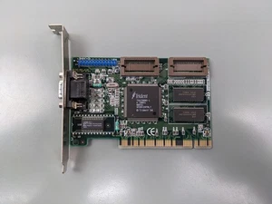 Trident TGUI9680 1MB ~ TARJETA PCI SVGA para juegos vintage para 486, Pentium, etc. - Imagen 1 de 3