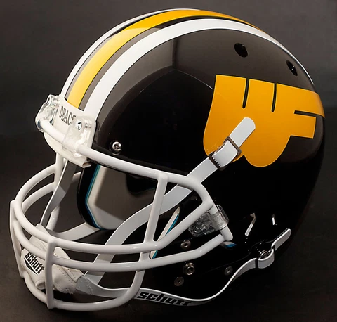 WAKE FOREST DEMON DEACONS 1978 Schutt AiR XP Authentic GAMEDAY Football Helmet Cover