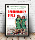 Reformatory girls: Vintage pulp cover, poster, Wall art, poster, reproduction.