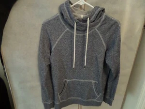 Jo & Co Jeans Langarm Baumwollmischung Kapuzen Sweat Top Gr. P/S Blau - Bild 1 von 3