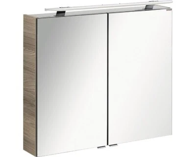 Spiegelschrank FACKELMANN Luxor 2 türig Steinesche 80x72,5x16 cm LED - Bild 1 von 4