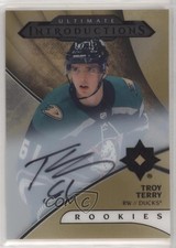 2018 Upper Deck Ultimate Collection Introductions Gold Troy Terry Rookie Auto RC