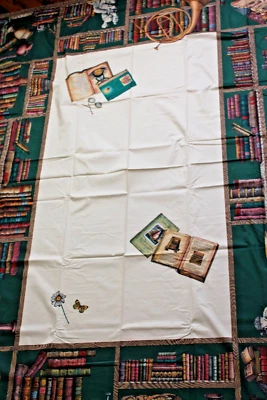 Grande Tovaglia LIBRERIA Fornasetti Mirabello 170 x 240 - Immagine 1 di 4