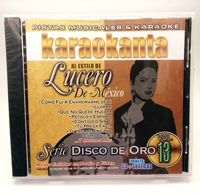 "Lucero" Karaoke. Corazon Duro,Como Duele,Tu Presa Facil,Contigo O Sin ti,Llorar - Image 1 of 2