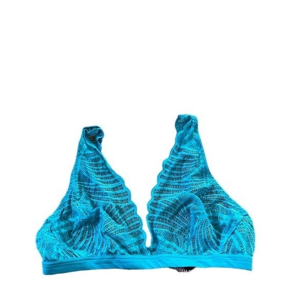 Cosabella Women Teal Bralette Unlined Made in Italy Hook Eye Closure Size Medium - Image 1 of 4