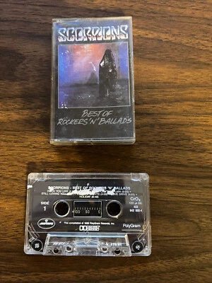 Scorpions:  Best Of Rockers 'N' Ballads (Cassette, 1989) Foto 1 de 3