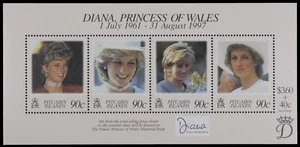 Pitcairn 1998 - Mi-N.o Bloque 20 ** - Estampillada sin montar o nunca montada - Muerte Princesa Diana - Imagen 1 de 1