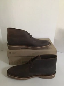 Clarks Bushacre 2 Ankle Boot Lace Up Men's Size 10.5 M Dark Brown NWB - Picture 1 of 10