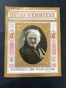 Vintage box label tobacco cigar hugo verriest original very good condition #443 - Picture 1 of 3