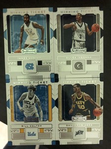 2020 Contenders Winning Ticket David Robinson, Bill Walton, Iverson, Worthy lot