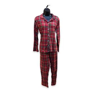 CHARMOUR - Conjunto de pijama jersey melocotón de dos piezas para mujer (empaquetado de regalo) - Imagen 1 de 21