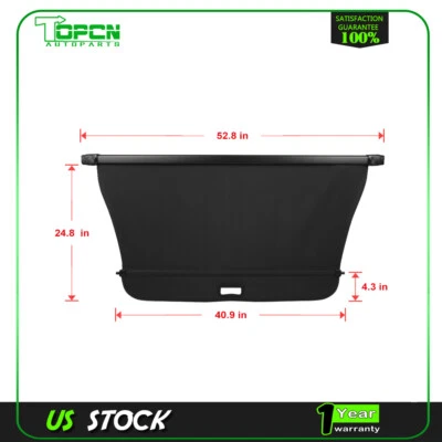 Retractable Rear Cargo Security Trunk Cover Fits 2023-2025 Honda CR-V 1.5L 2.0L Foto 1 de 4