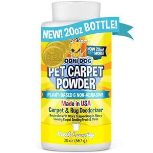 Natural Dog Odor Carpet Powder | Dry Pet Smell Eliminator | Remove Urine Smel... - Picture 1 of 6