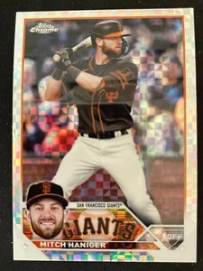 2023 Topps Chrome Mitch Haninger X-Fractor Refractor San Francisco Giants - Picture 1 of 1