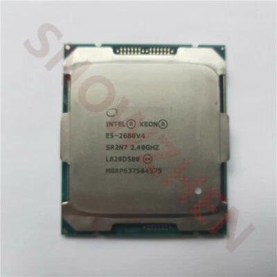 Intel Xeon E5-2680 V4 CPU 14-Core 28-T 2.4GHz Socket 2011-3 120W Processor - Image 1 of 2