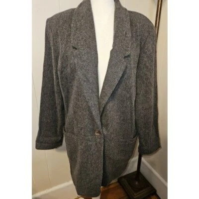 * Chaqueta Blazer ROAMANS Gris Forrado Lana Damas Talla 14W Foto 1 de 4