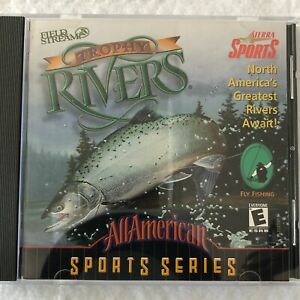 Field & Stream Fly Fishing Trophy Rivers Fishing PC CD-ROM Game Sports Series 